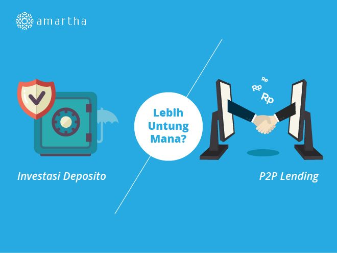 untung Investasi deposito dan p2p lending